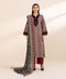 3 Piece - Embroidered Khaddar Suit